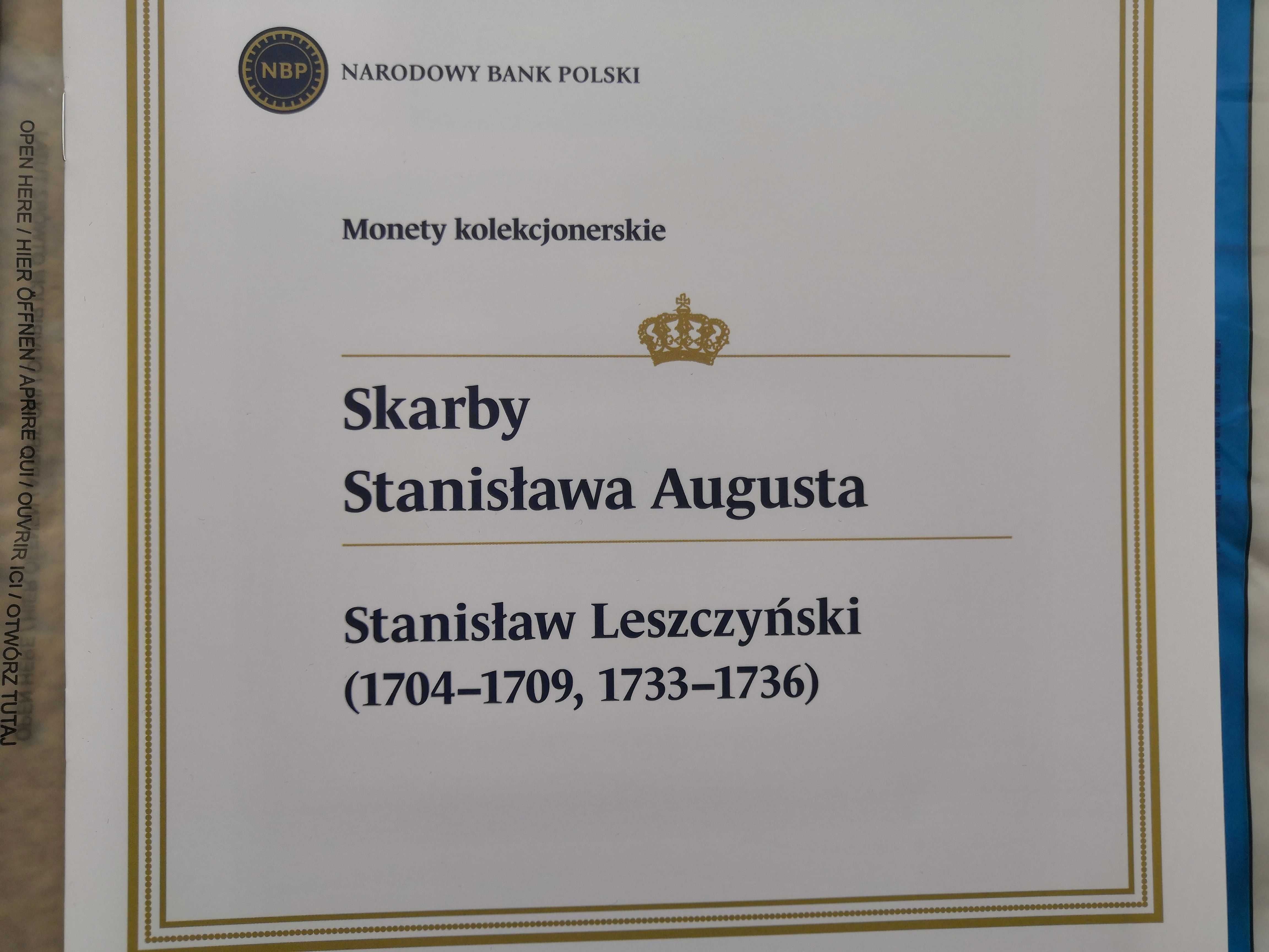 Skarby Stanisława Augusta Stanisław Leszczyński Ag 50 PLN
