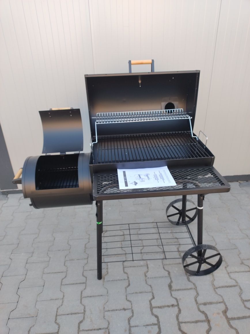 Solidny GRILL Węglowy  EL FUEGO DAKOTA 66x41cm + Wędzarka 32KG NOWY !