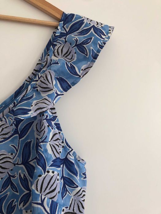 Sukienka 46 w kwiaty 46 na lato plus size 46 sukienka w kwiatki