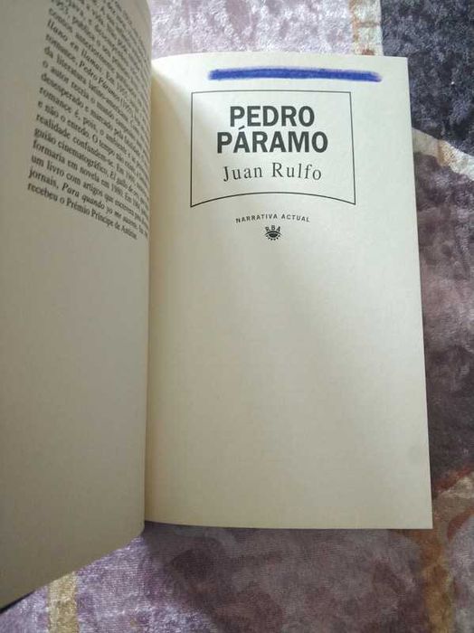 Livro Juan Rulfo de Pedro Páramo