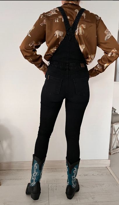 Czarne ogrodniczki Croop S