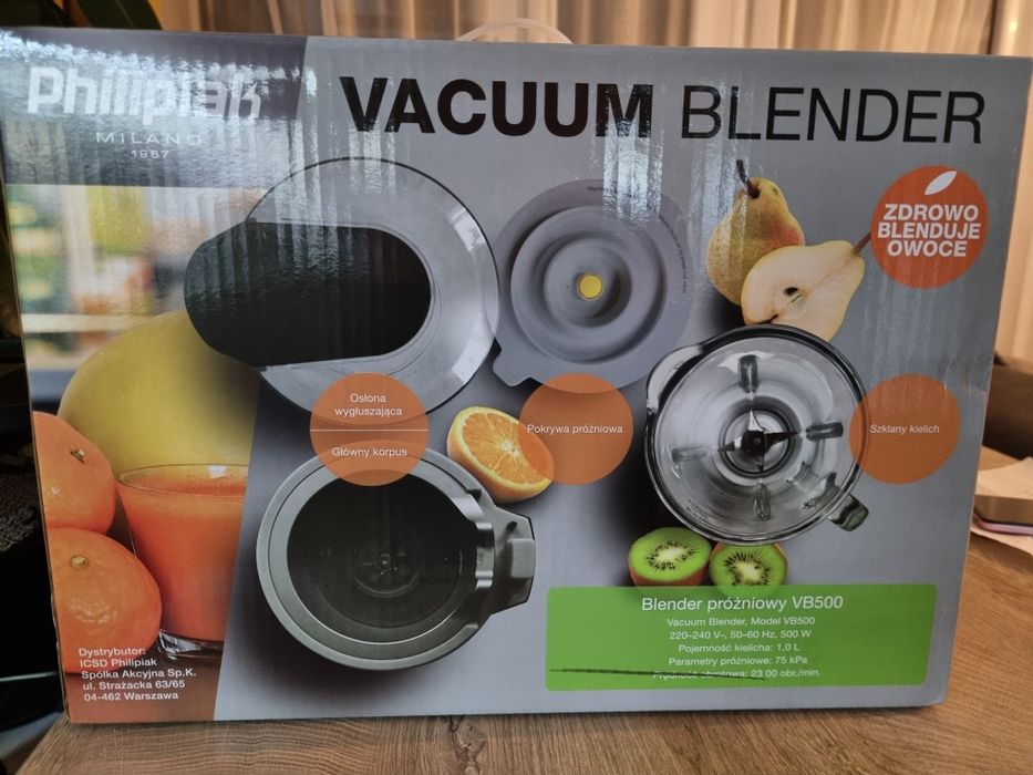 Blender próżniowy Vacuum Blender Philipiak Milano