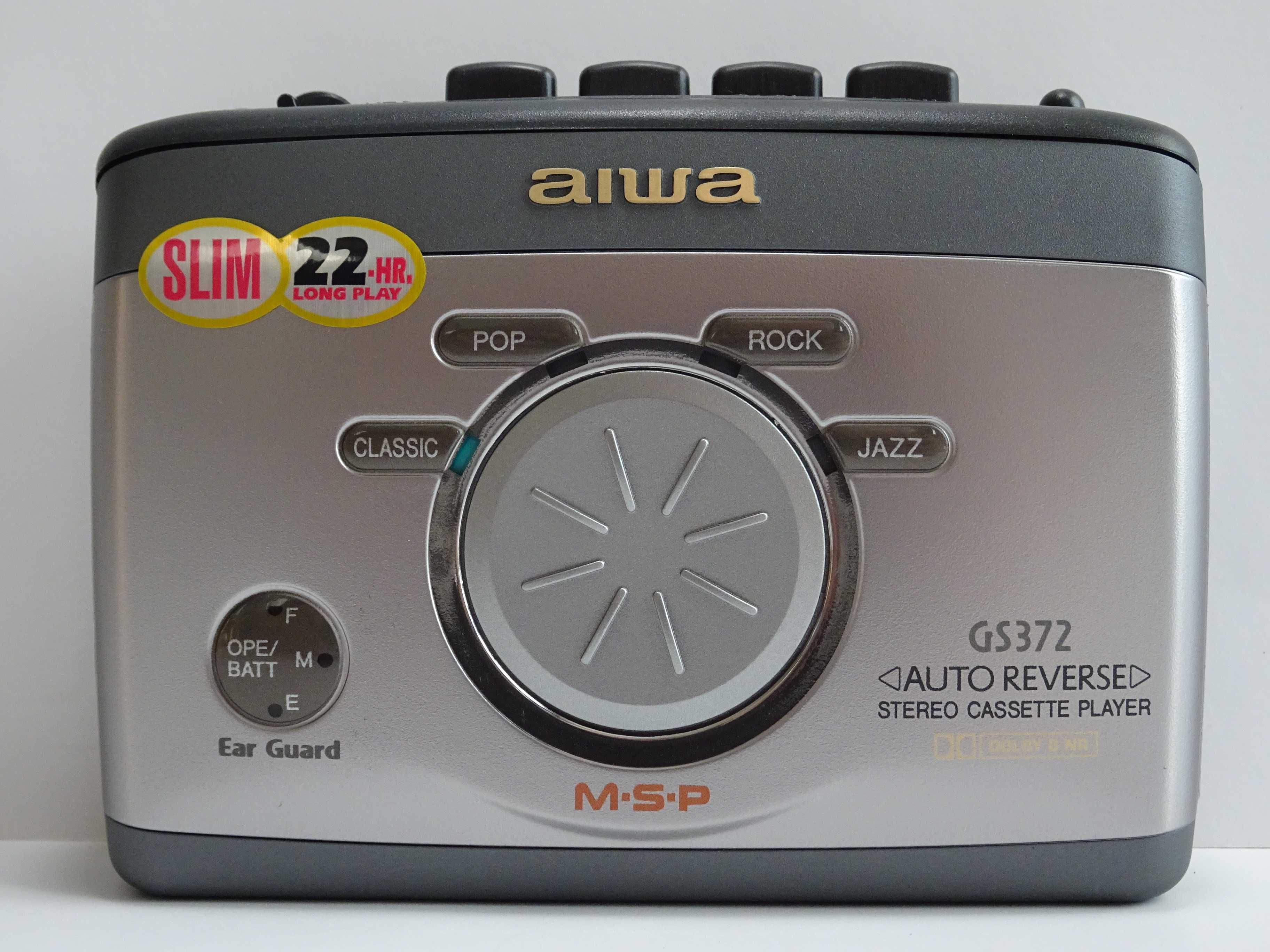 NOWY Walkman AIWA HS-GS372 (BK) Odtwarzacz Kasetowy MSP/ AR - 1998r.