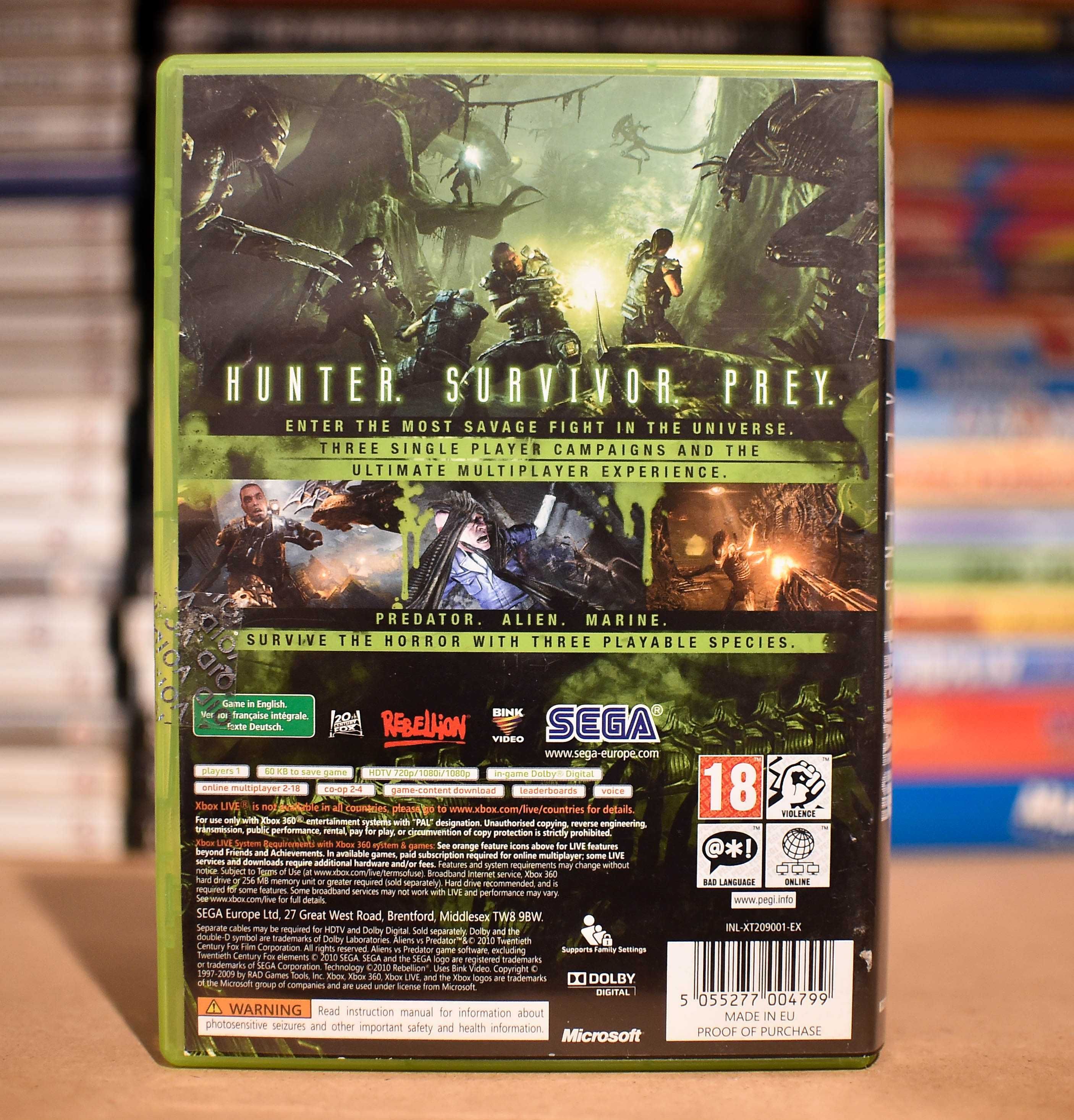 X360 # Aliens VS Predator