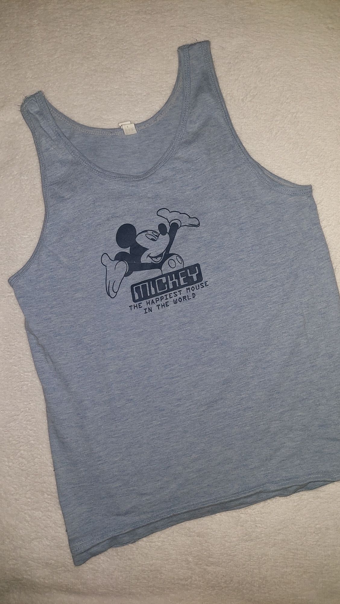 T-shirt alças Mickey 8-10 anos