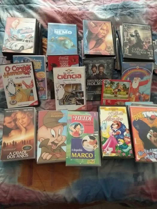 100 DVDs + 50 VHS