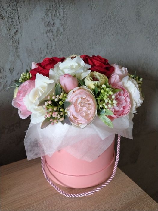 Box kwiatowy prezent