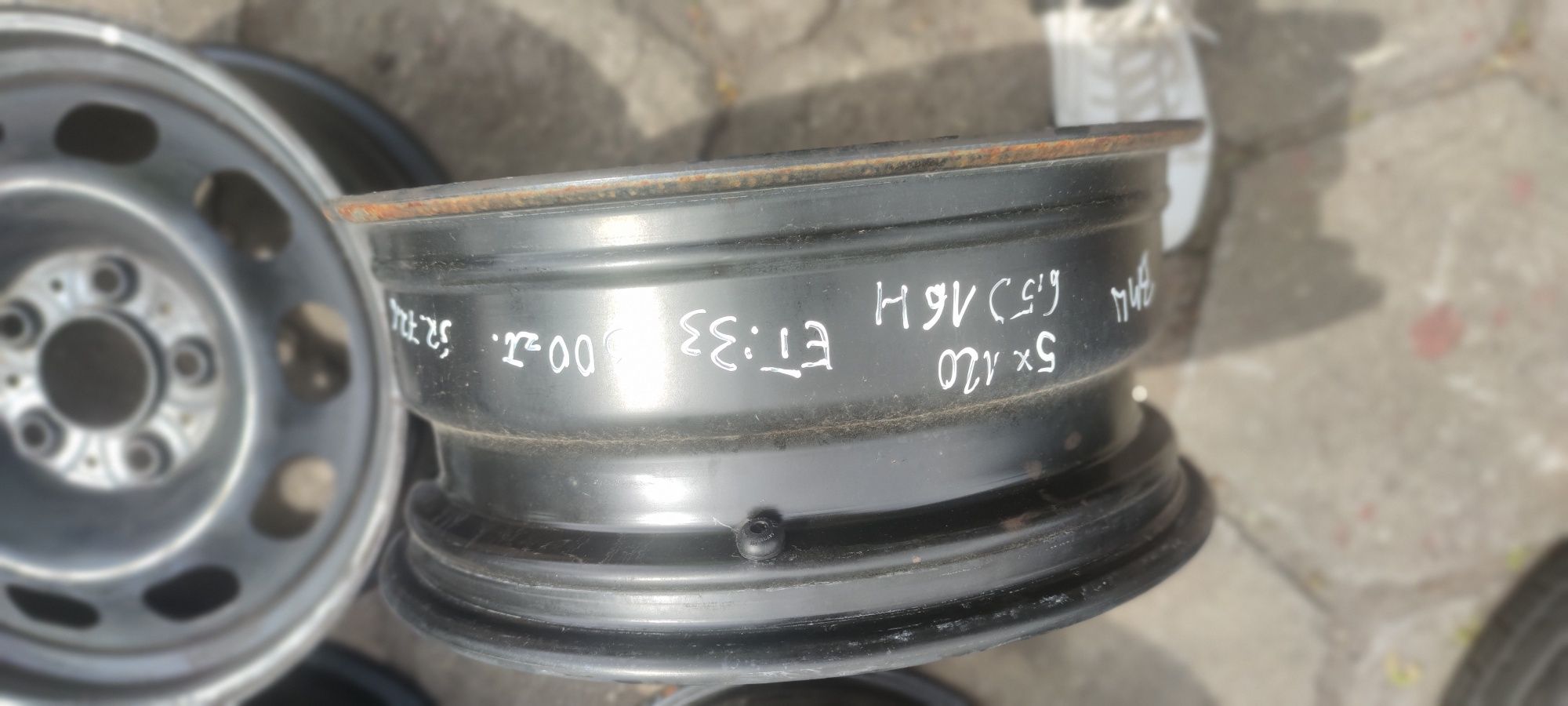 felgi stalowe 5x120 BMW 6,5X16H ET33 300zł