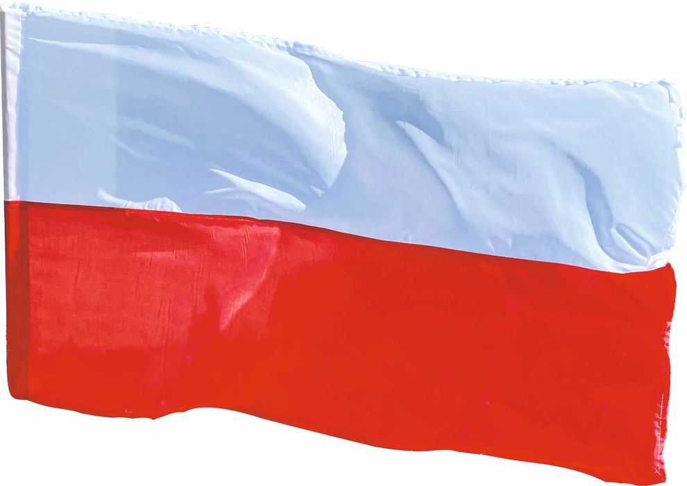 Flaga Polski pakiet 4 szt