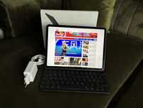 iPad 11 3gen/128GB/4GB Silver/Bat.93%/GW/Akc.Zalaminowane/Klawiatura!