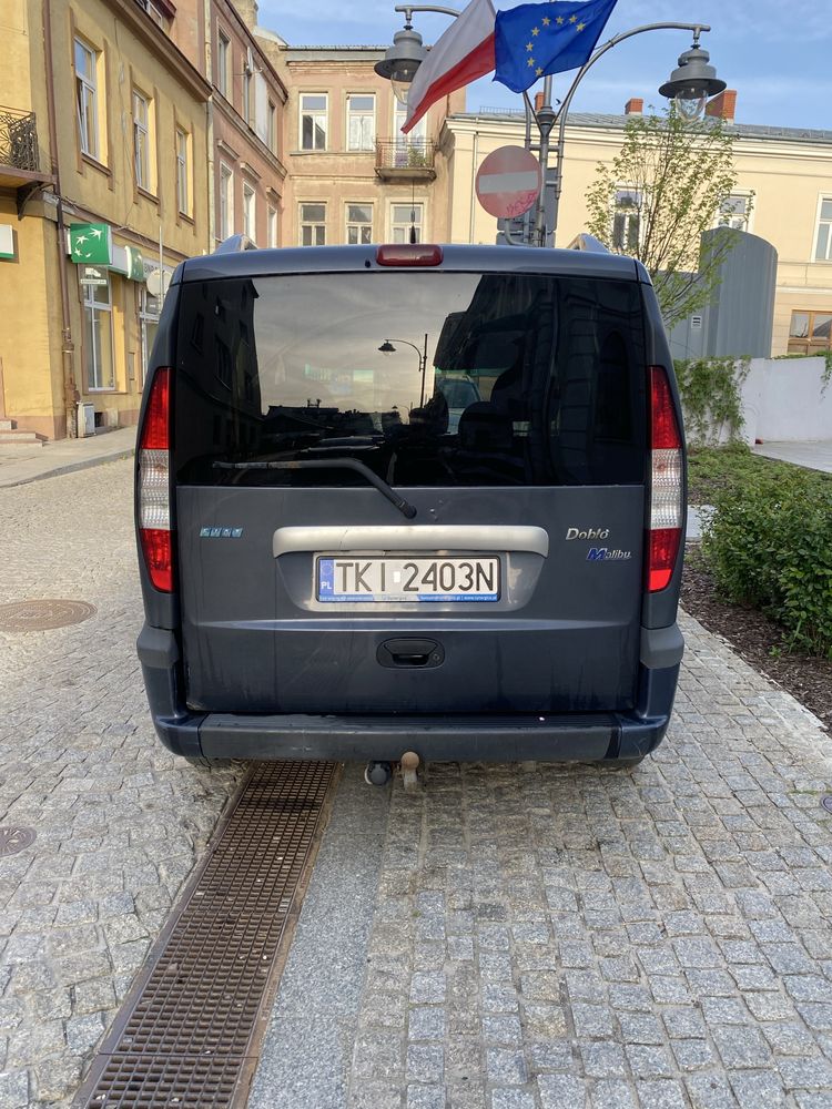 Fiat Doblo 1.9JTD Malibu mechanicznie doinwestowany! Klima! Hak!