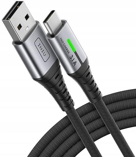 outlet kabel iniu usb typ c - usb typ c 2 m czarny