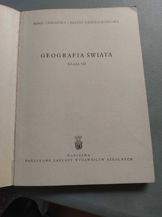 PRL podręcznik do geografii z 1965r.