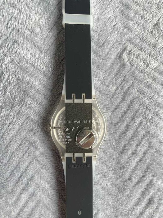 Swatch Clearly Blue Striped SUOK156