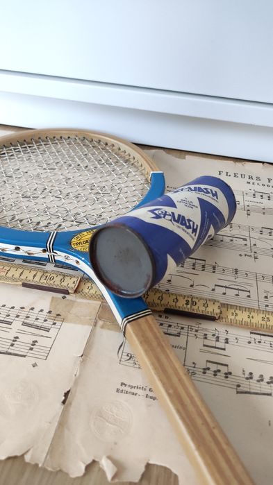 Squash - Lata de bolas Antiga