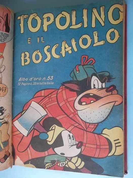 "Albo d'Oro" (1947) Números 51 a 60. BD clássica em italiano.
