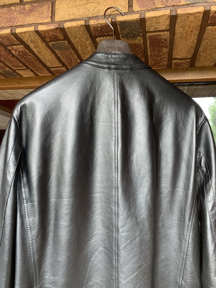 Куртка шкіряна BIKKEMBERGS