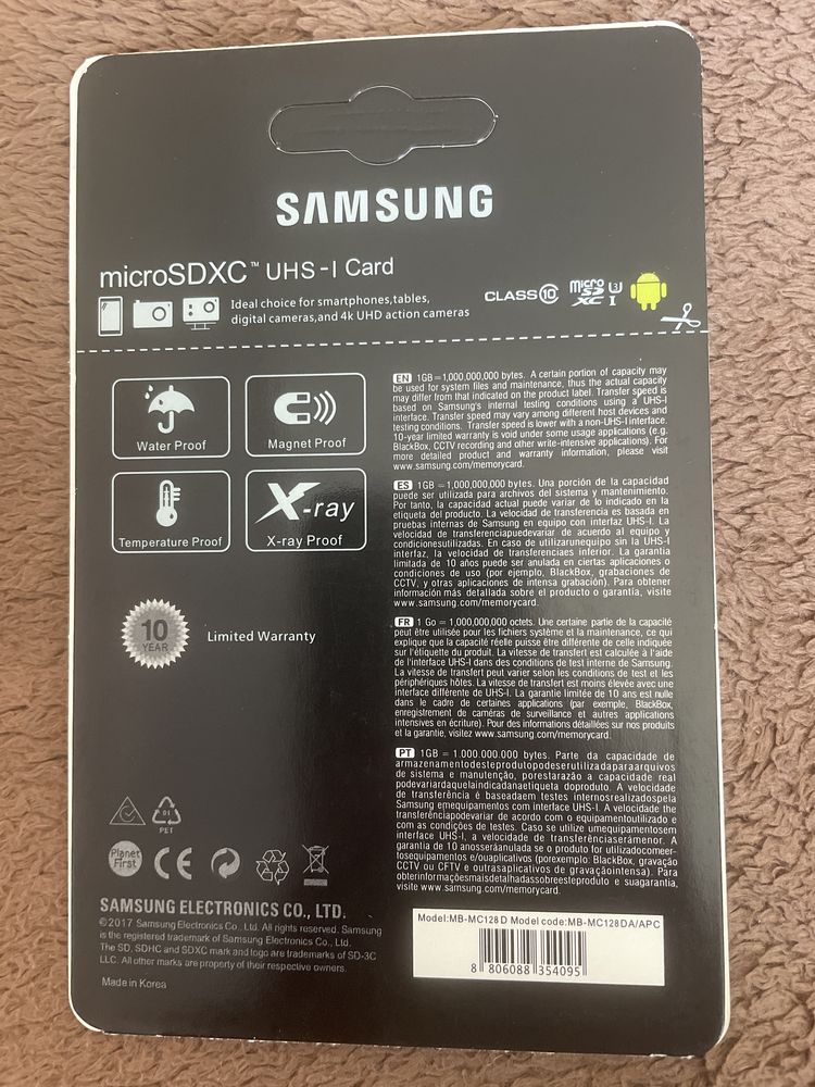 Karta Samsung  Evo plus 128gb 4K