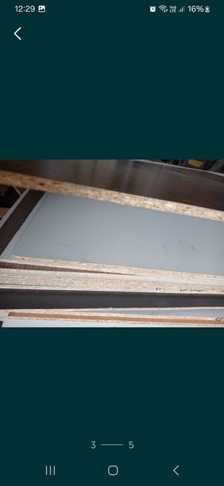 Płyty wiórowe, meblowe, nie OSB.