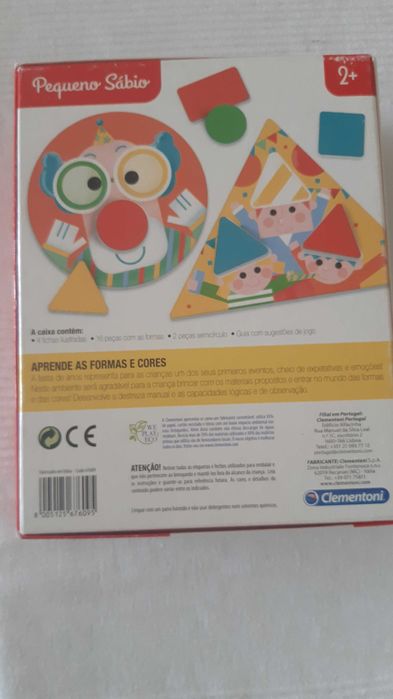 Aprende as formas e cores - Jogo educativo