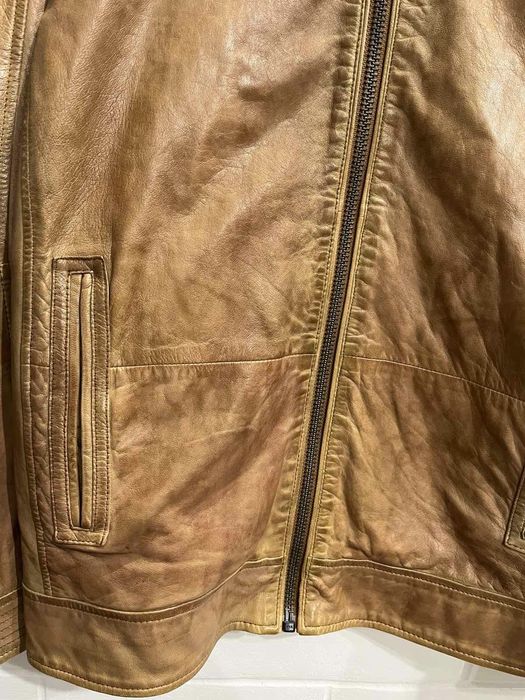 Шкіряна куртка Hugo Boss чоловіча оригінал