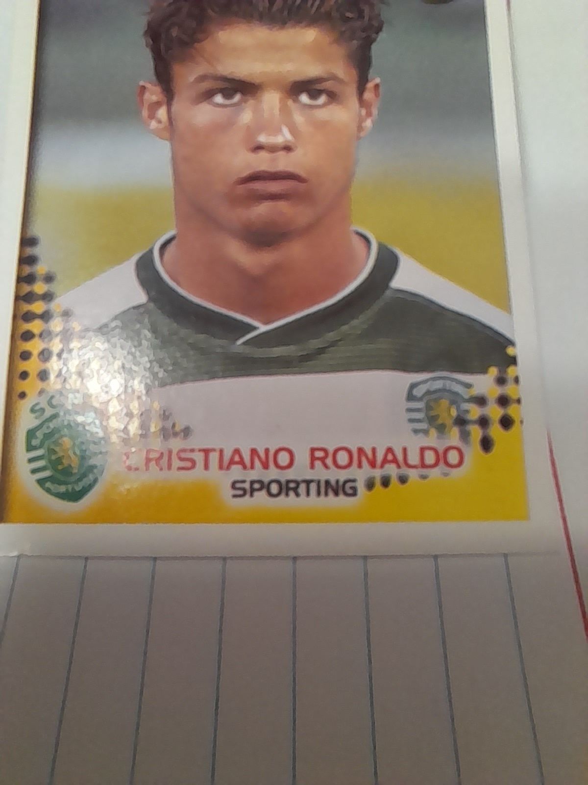 Cromo Cristiano Ronaldo rookie