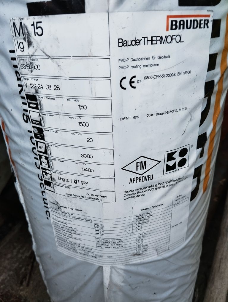Membrana dachowa PVC