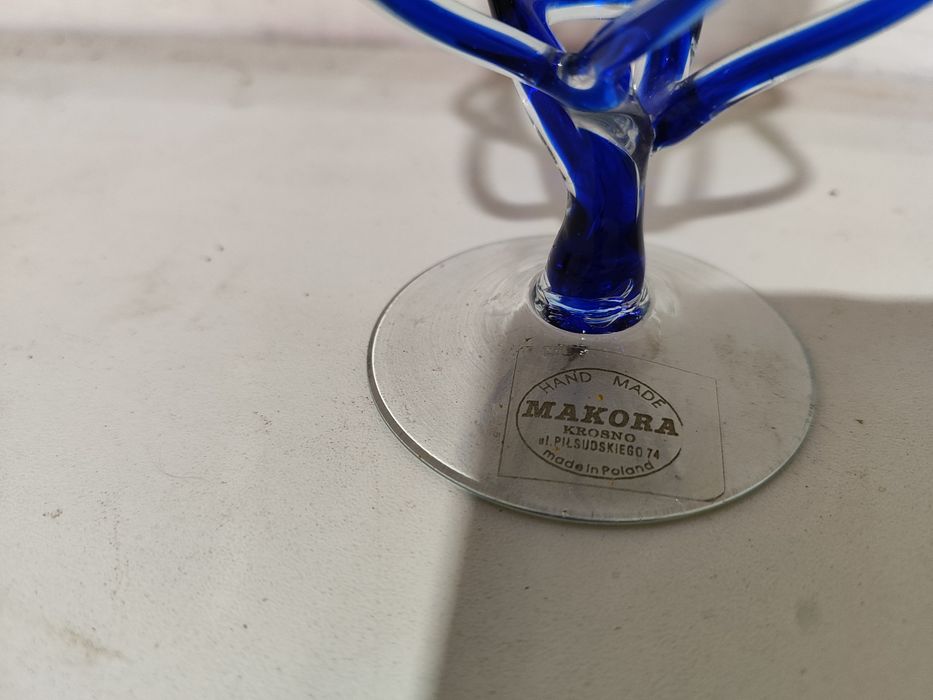Stara Lampa Naftowa Olejowa Krosno Szkło PRL