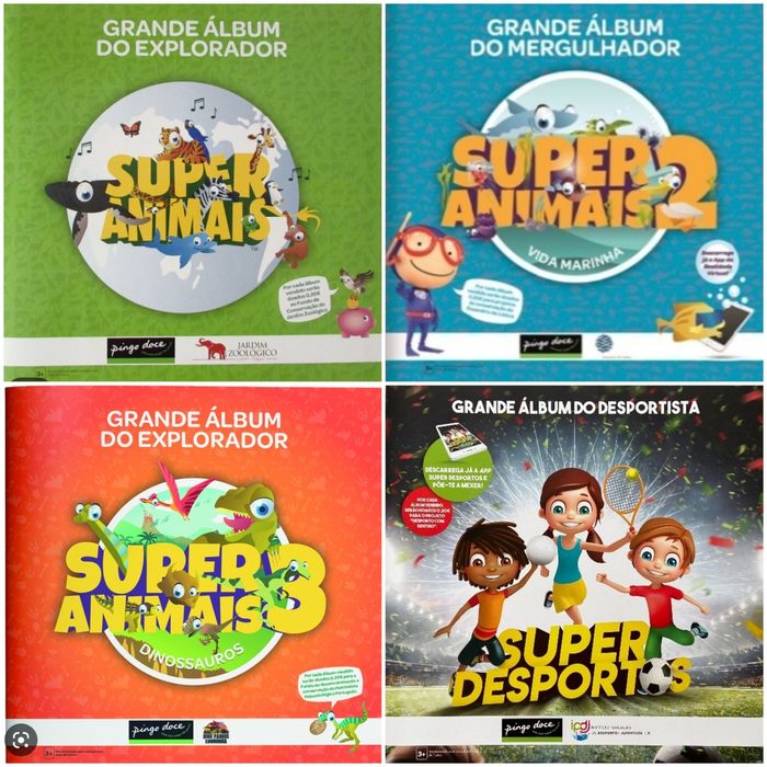 Cadernetas completas supermercados