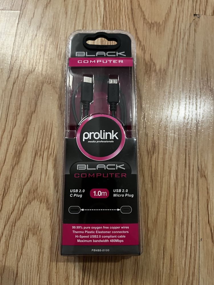 Przejściówka USB 2.0 C - USB 2.0 Micro  1m marki Prolink