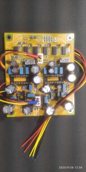 PCB do DAC R2R 2 x AD1862 po I2S