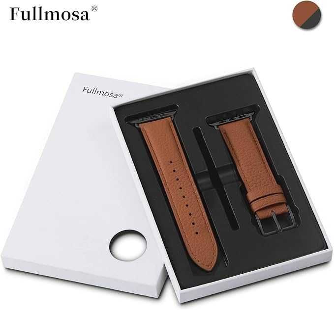 Fullmosa Pasek skórzany + etui do Apple Watch | rozmiar 38/40/41mm |