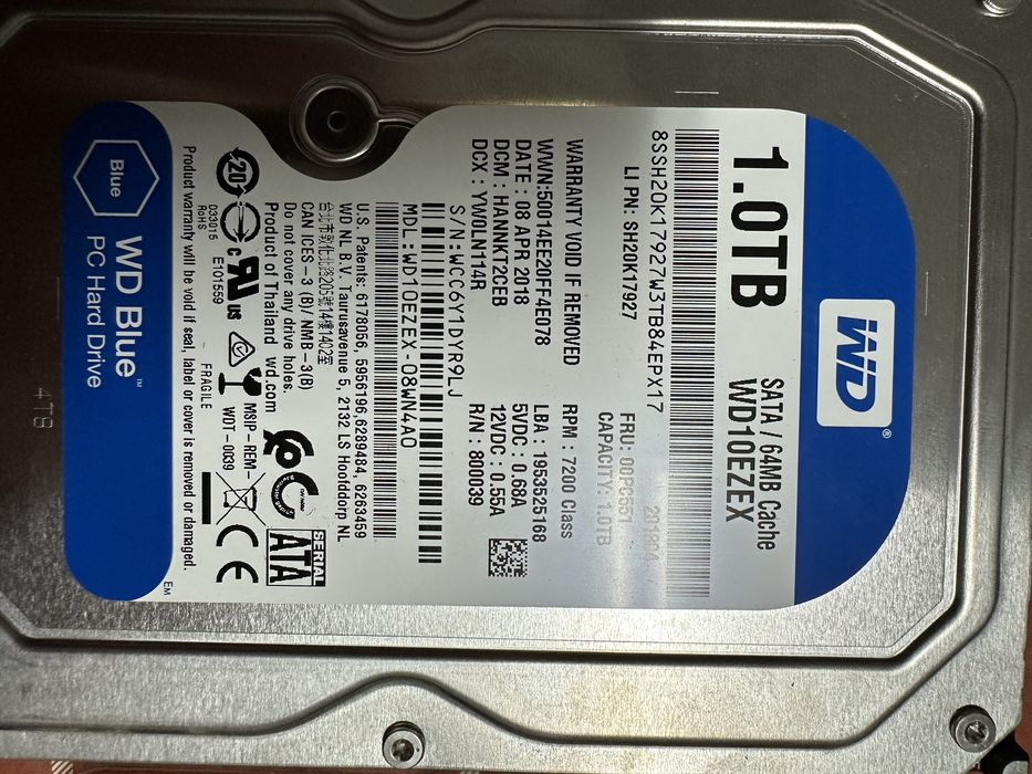 Disco hdd 1 tb + gtx 1050 ti + 16gb DDR4