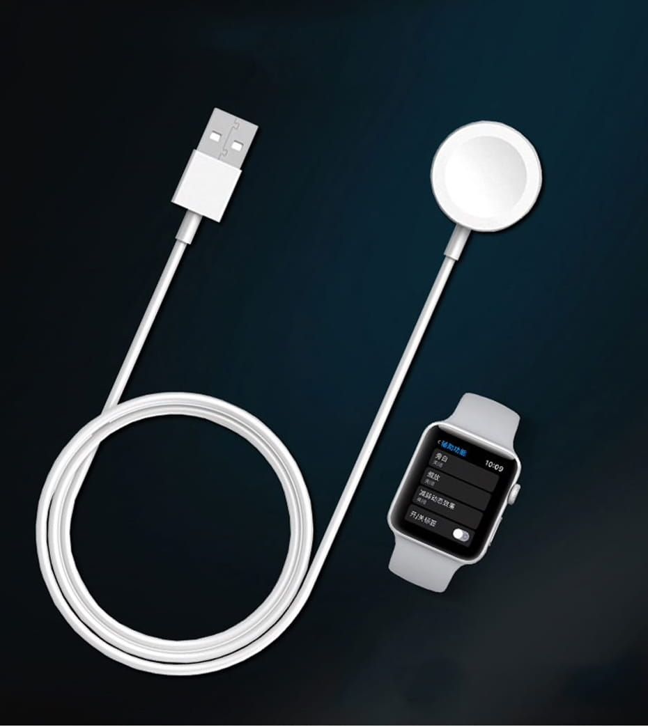 Kabel Magnetyczny Ładowarka Do Zegarka Apple Watch 1M (Biała)