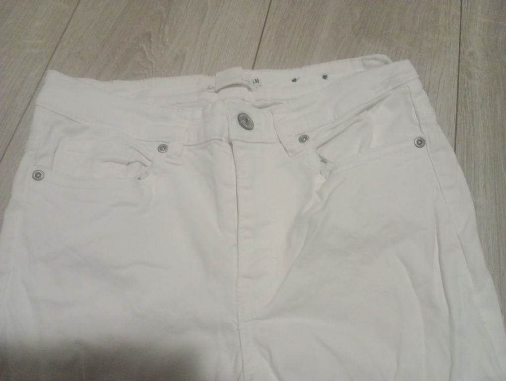 Białe spodnie S H&M