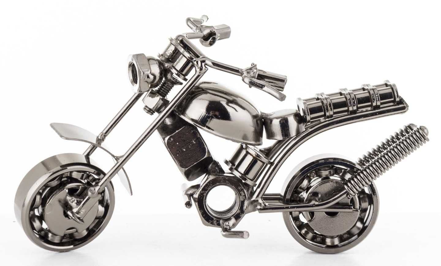 Motor motocykl dekoracja metalowy 15 cm