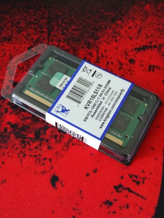 Pamięć RAM 1x 8GB Kingston DDR3L 1600MHz PC3-12800 SO-DIMM | KVR16LS11
