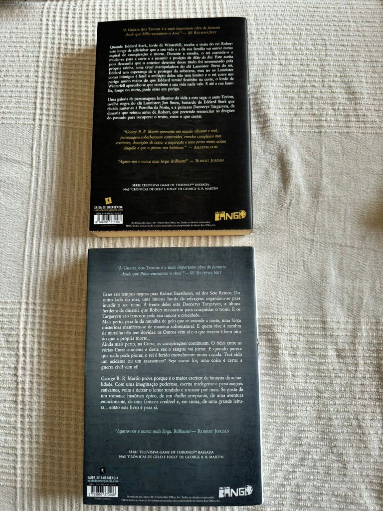 COLEÇÃO: "Game of Thrones" 1 & 2