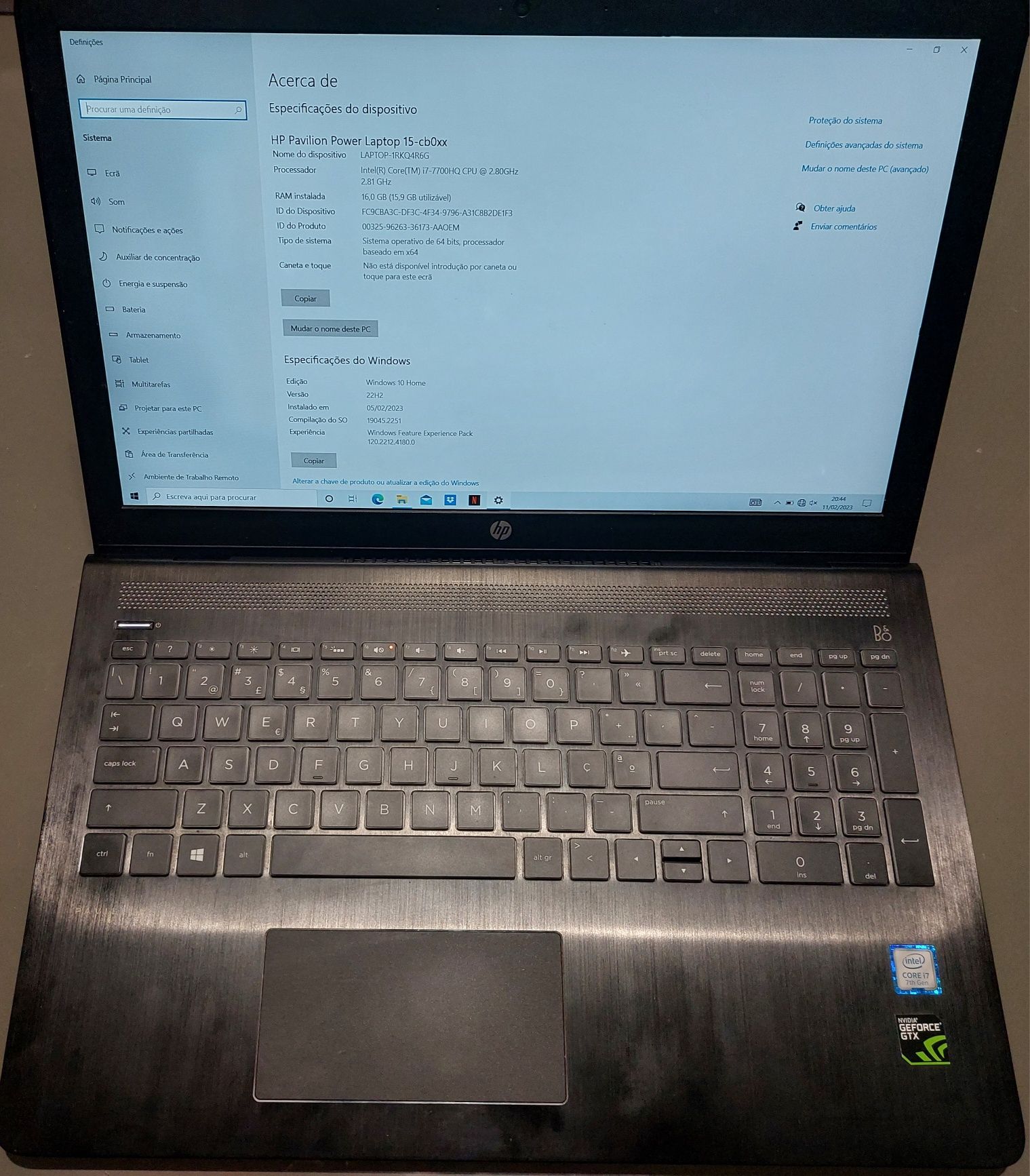 HP Pavilion Power - 15-cb010np