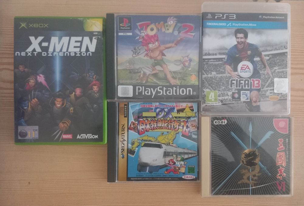 Lote de vários jogos playstation dreamcast game boy pc super nintendo