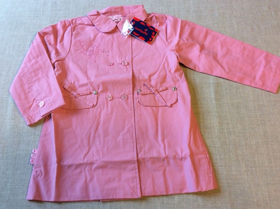 Płaszczyk dziewczęcy wiosenny 80,92,98,104 cm mariquita nowy