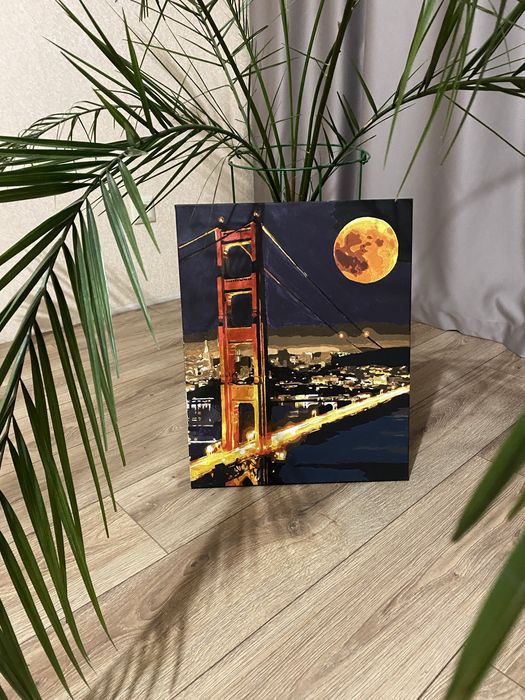 Картина нічне місто