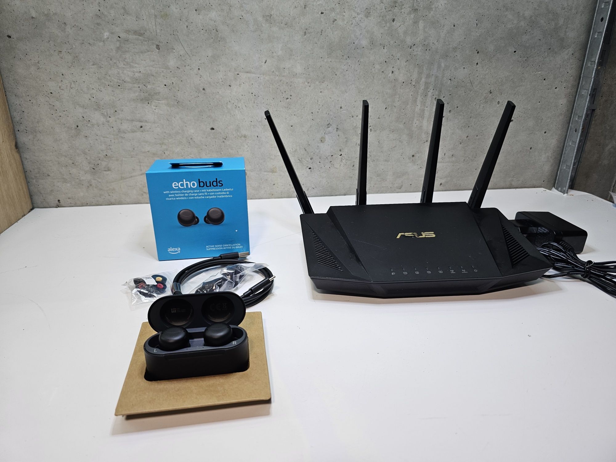 АКЦІЯ 1+1! Купуй роутер Asus AX58U V2  Amazon Echo Buds 2 y ПОДАРУНОК!