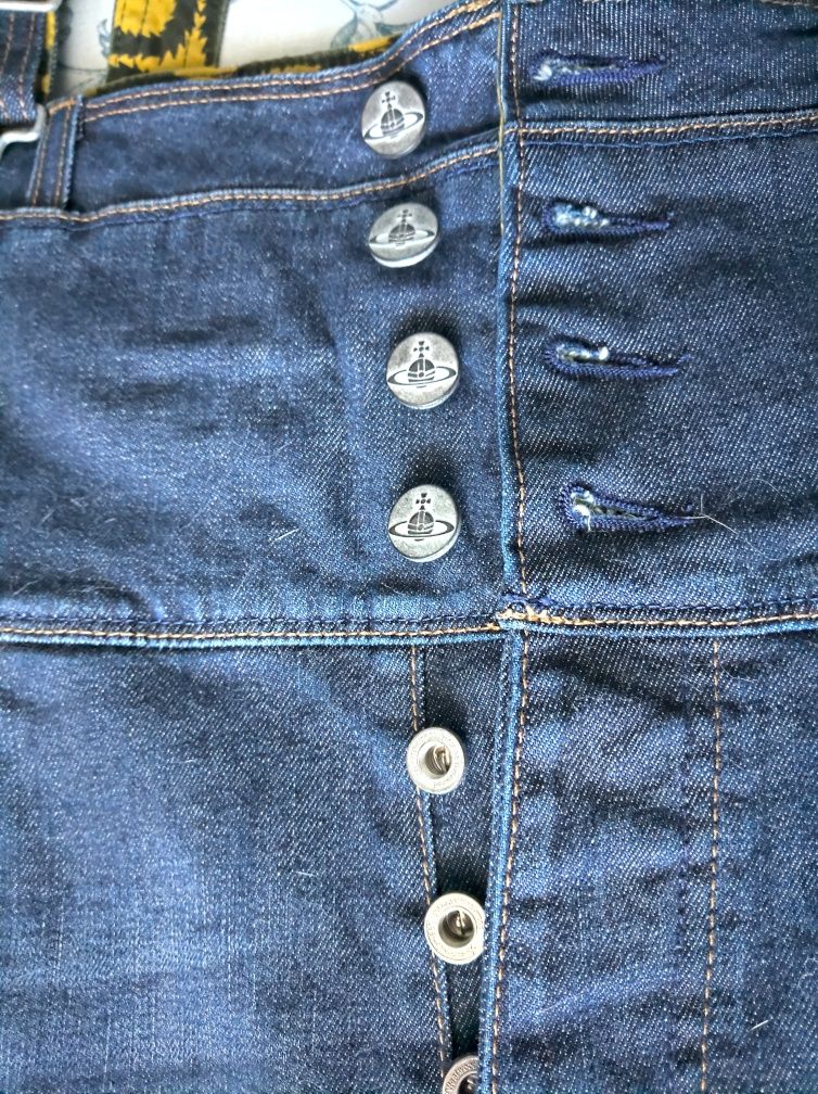 Vivienne Westwood високі джинси з підтяжками 29*31