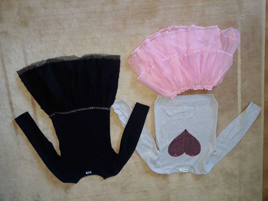 ubranka dziewczęce 122/128 super stan i jakość