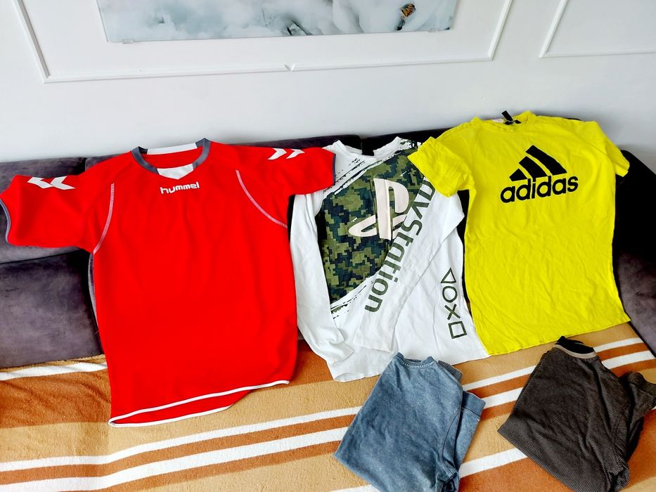 5 sztuk bluzki koszulki tshirty dla chlopaka 164 cm mix Adidas Reserve