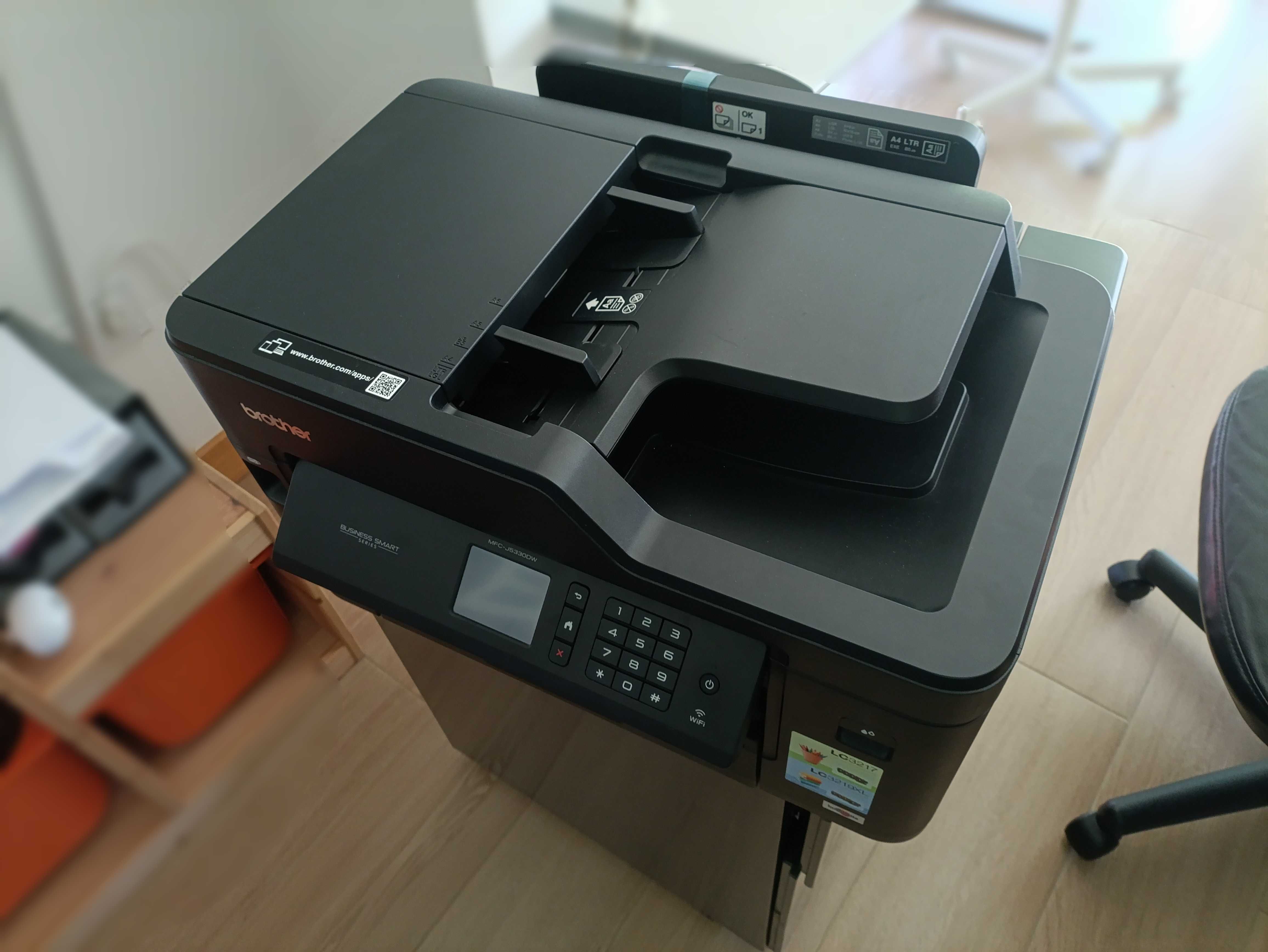 impressora MFC-J5330DW (com falhas na impressão)