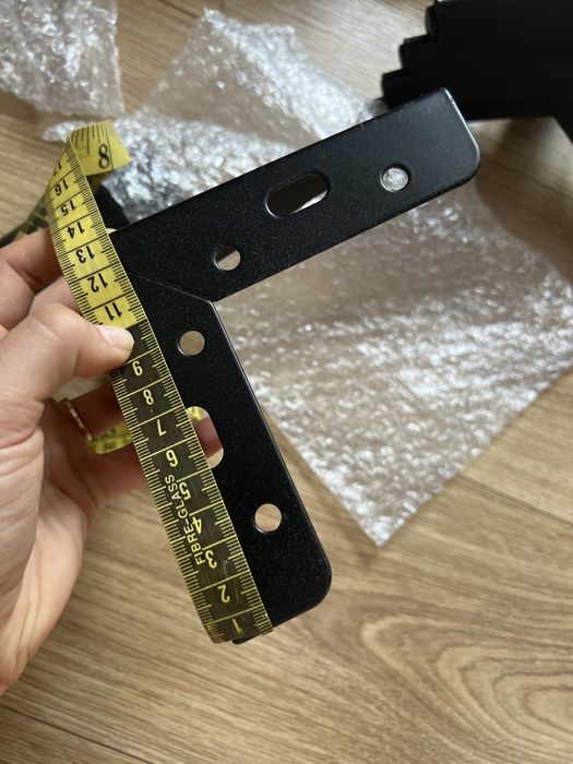Nóżki czarne gwiazda do mebli metalowe