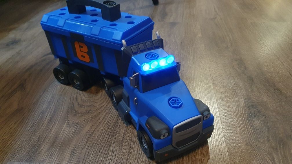 Smoby Bob Budowniczy 3W1 Ciężarówka Skrzynka Z Narzędziami Dźwig
