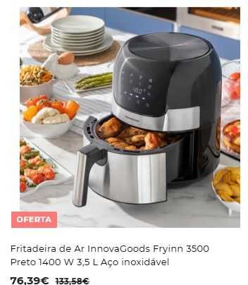 Fritadeira Ar Quente [AirFryer] - Innovagoods 3.5L - Como Nova